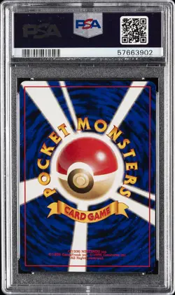 1996 POKEMON JPN BASIC #37 VULPIX PSA 9 - Image 2