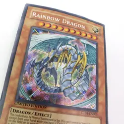 Yugioh 1996 Rainbow Dragon Limited Edition Card Trading Card Game CT04-EN005 - Image 2