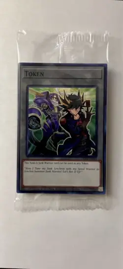 Yugioh Mini Box Token Yusei & Junk Warrior TKN5-EN034 Doom of Dimensions - Image 1
