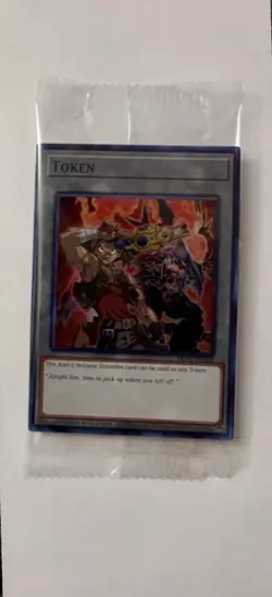 Yugioh Mini Box Token Axel & Volcanic Doomfire TKN5-EN033 Doom of Dimensions - Image 1