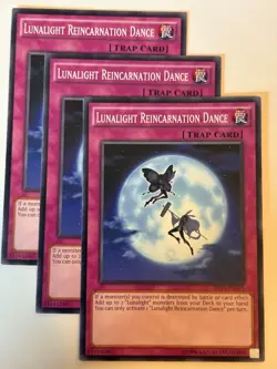 YUGIOH-3x- Lunalight Reincarnation Dance - SHVI-EN071 - Common - UNL (PLAYSET) - Image 1