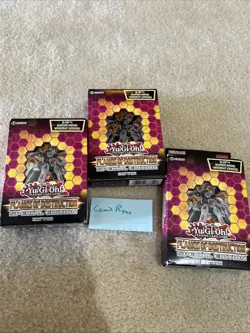 YuGiOh Flames of Destruction Special Edition Deck NEW 3 Boxes (9 packs Total) - Image 1