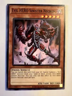 Evil HERO Sinister Necrom OP27-EN017 OTS Official Tournament Pack 27 Unlimited - Image 1