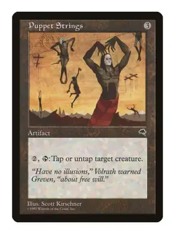 Puppet String MTG Tempest Uncommon LP Lightly Played Single Card - Image 1