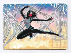 Silk, Web Weaver Art Card, Art Series 39/54 MTG Marvel's Spider-Man (AASPM) - Image 1