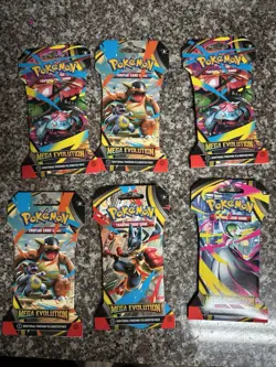 Pokemon Mega Evolution Pack - 10 Trading Cards - New Factory Sealed - Image 1