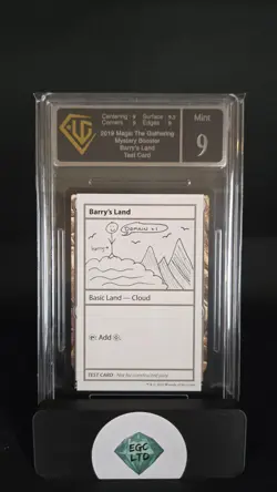 Barry's Land Test Card- 2019 Mystery Booster MTG - Universal Grading - 9 - Image 1