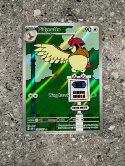 Pokemon TCG Cards Pidgeotto 208/197 Obsidian Flames Illustration Rare NM-M - Image 1