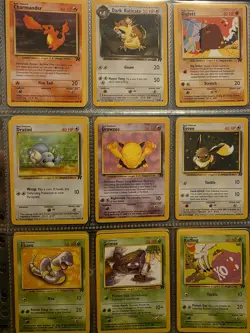 48× Pokemon Cards - Team Rocket Near Complete Common/Uncommon Set + 2 Rares - Image 3