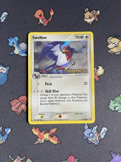 Pokemon Cards Swellow 41/106 Reverse Holo Stamped ex Emerald - (NM) - Image 1