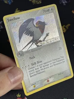 Pokemon Cards Swellow 41/106 Reverse Holo Stamped ex Emerald - (NM) - Image 3