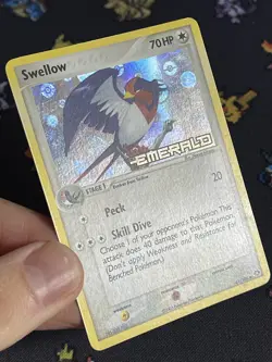 Pokemon Cards Swellow 41/106 Reverse Holo Stamped ex Emerald - (NM) - Image 4