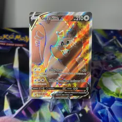 Pokemon Card Greedent V 256/264 Fusion Strike Full Art Ultra Rare Near Mint - Image 1