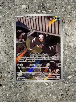 Pokemon TCG Cards Houndour 204/197 Obsidian Flames Illustration Rare NM-M - Image 1