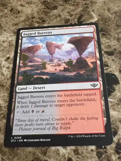 JAGGED BARRENS Magic MTG Outlaws of Thunder Junction - Image 1
