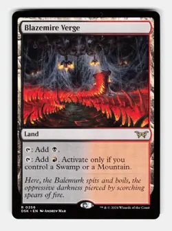 MTG: Blazemire Verge | Duskmourn: House of Horror 256 NM - Image 1