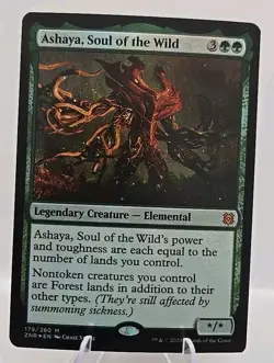 Ashaya, Soul of the Wild MTG Zendikar Rising Foil - Image 1