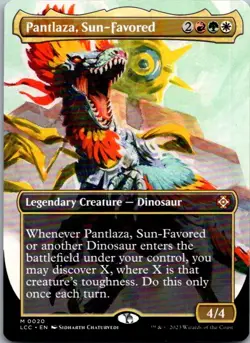Pantlaza, Sun-Favored (Borderless) M Commander: The Lost Caverns of Ixalan 20 NM - Image 1
