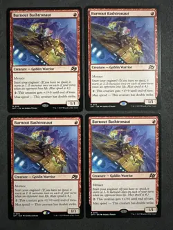 Burnout Bashtronaut - Aetherdrift (DFT) x4 (Playset) MINT MTG Magic - Image 1