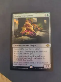 MTG Sowing Mycospawn Modern Horizons 3 0170 Foil Rare - Image 1