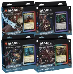 Magic The Gathering Warhammer 40k All 4 Commander Decks - Image 1