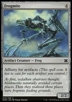Magic the Gathering MTG Frogmite (215) Modern Masters 2015 LP - Image 1