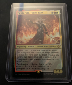 Magic the gathering Final Fantasy Sephiroth, Fallen Hero (Surge Foil) - Image 1