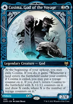 Magic the Gathering MTG Cosima, God of the Voyage (303) Kaldheim NM - Image 1