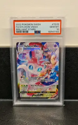 PSA 10 Sylveon VMAX TG15/TG30 Brillant Stars GEM MINT Pokemon cards TCG - Image 1
