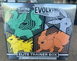 Pokemon TCG Sword & Shield Evolving Skies ETB Factory Sealed - Image 1