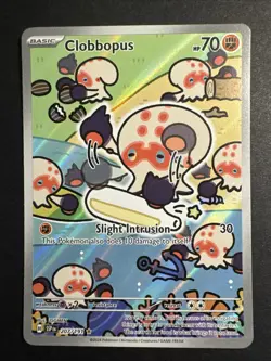 2024 Pokemon Surging Sparks Clobbopus Illustration Rare 207/191 - Image 1