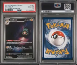 2023 POKEMON OBF EN-OBSIDIAN FLAMES #201 BELLIBOLT ILLUSTRATION RARE PSA 10 - Image 3