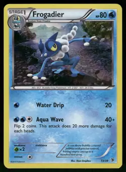 Pokemon - Frogadier Holo 13/39 Kalos Starter Set - NM/M - Image 1