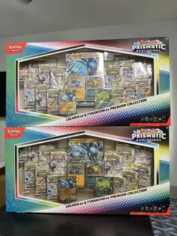 Pokemon Lucario Tyranitar Premium Collection Prismatic Sam’s Club 2x Lot Bundle - Image 1