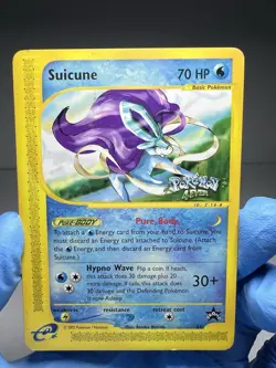 Suicune 53 Pokemon 4EVER Black Star Promo Damaged Pokemon TCG - Image 2
