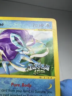 Suicune 53 Pokemon 4EVER Black Star Promo Damaged Pokemon TCG - Image 5