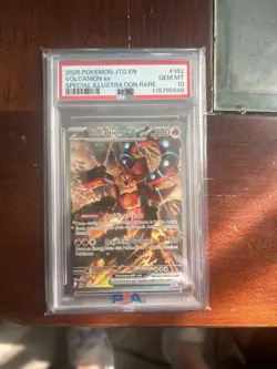 Pokemon TCG Volcanion EX Special Illustration 182/159 Journey Together PSA 10! - Image 1