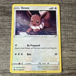Pokemon TCG - Eevee SWSH127 - Black Star Promo - Cosmos Holo Rare NM/M #SWSH127 - Image 1