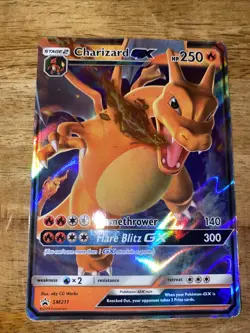 Charizard GX SM211 Sun & Moon Black Star Promo Near Mint Pokemon TCG - Image 1