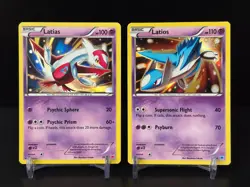 Pokemon - Latios & Latias Holo Pair - 30/30 - XY Trainer Kit - MP - Image 1