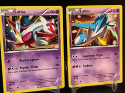Pokemon - Latios & Latias Holo Pair - 30/30 - XY Trainer Kit - MP - Image 2