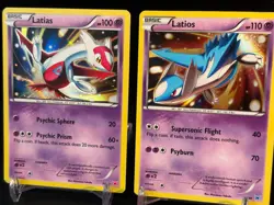 Pokemon - Latios & Latias Holo Pair - 30/30 - XY Trainer Kit - MP - Image 3