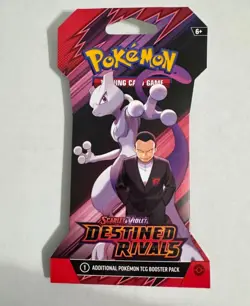 Pokemon Scarlet & Violet Destined Rivals Sleeved Booster Pack - FREE SHIPPING! - Image 1