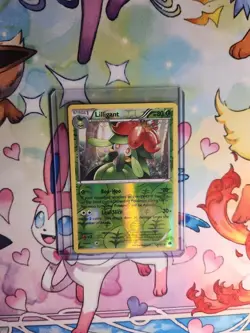 Reverse Holo Lilligant 8/122 Rare XY - BREAKpoint Pokemon TCG NM - Image 1