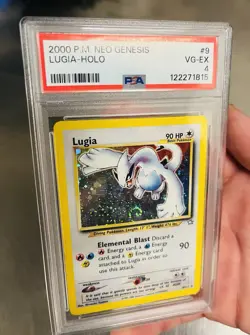 2000 Pokemon Lugia Neo Genesis Holo 9/111 PSA 4 - Image 2