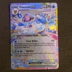 Pokemon TCG Glaceon EX 26/131 Holo Double Rare Prismatic Evolutions - Image 1