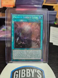 Yu-Gi-Oh! Primite Lordly Lode BLMM-EN172 Secret Rare 1st Edition - Image 1