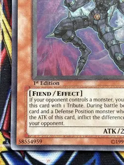 Evil Hero Malicious Edge GLAS-EN003 Ultimate Rare Near Mint 1st Edition Yu-Gi-Oh - Image 5