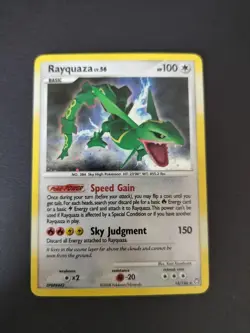 Rayquaza 14/146 Legends Awakened Holo Rare Pokemon Card 2008 LP - Image 4