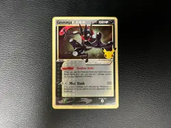 Celebrations ETB Promo Greninja Gold Star Pokemon Card NM - Image 1